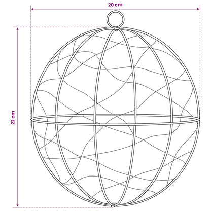 Christmas Finial Light 2 pcs 400 LEDs Cold White