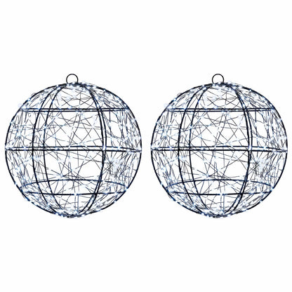 Christmas Finial Light 2 pcs 600 LEDs Cold White