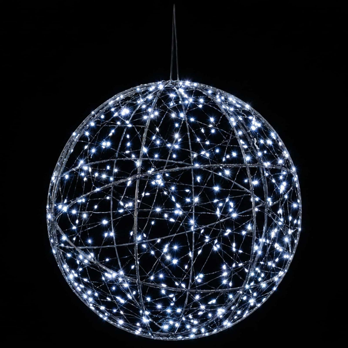 Christmas Finial Light 2 pcs 1000 LEDs Cold White Ø 40 x 42 cm