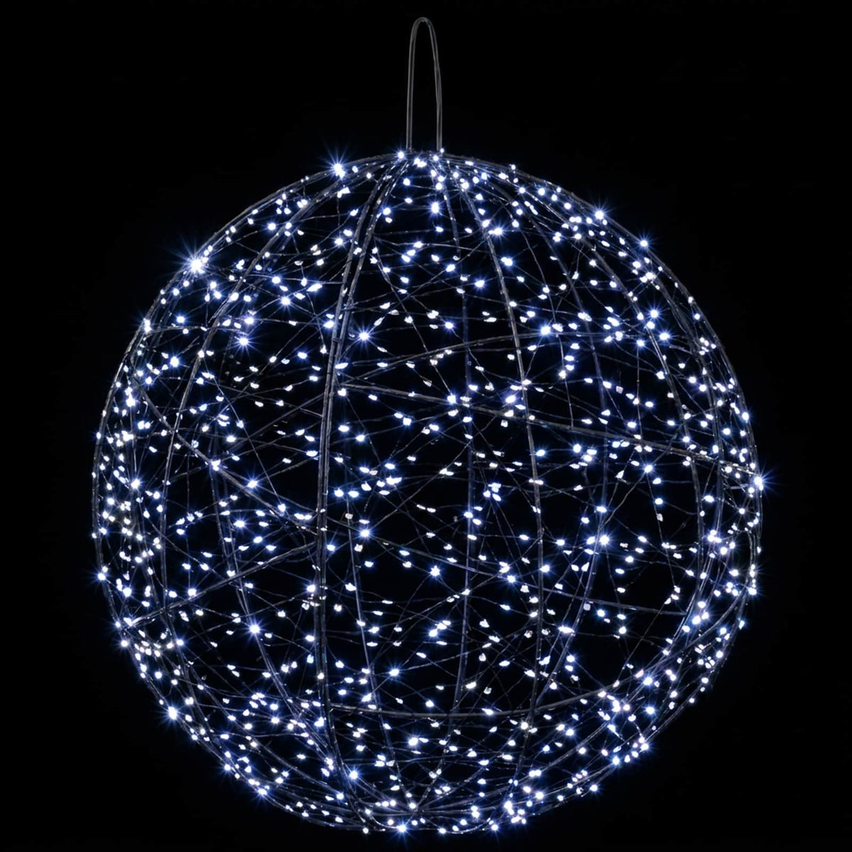 Christmas Finial Light 2 pcs 1900 LEDs Cold White Ø 60 x 63 cm