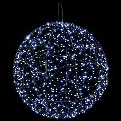 Christmas Finial Light 2 pcs 1900 LEDs Cold White Ø 60 x 63 cm