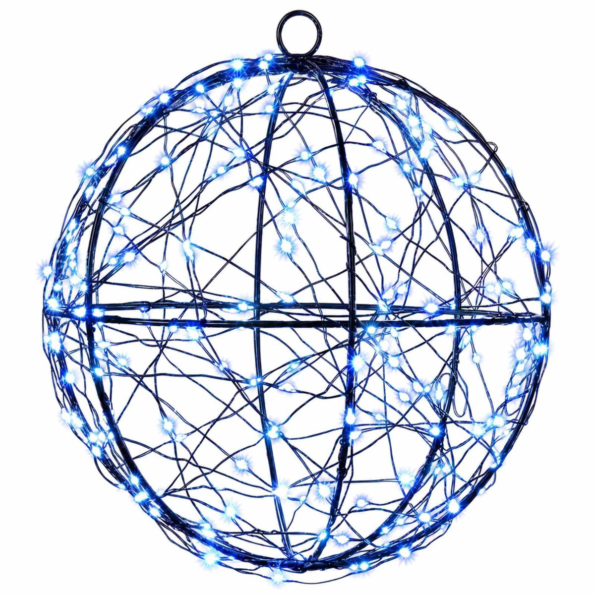 Christmas Finial Light 2 pcs 400 LEDs Blue Diameter 20 x 22 cm