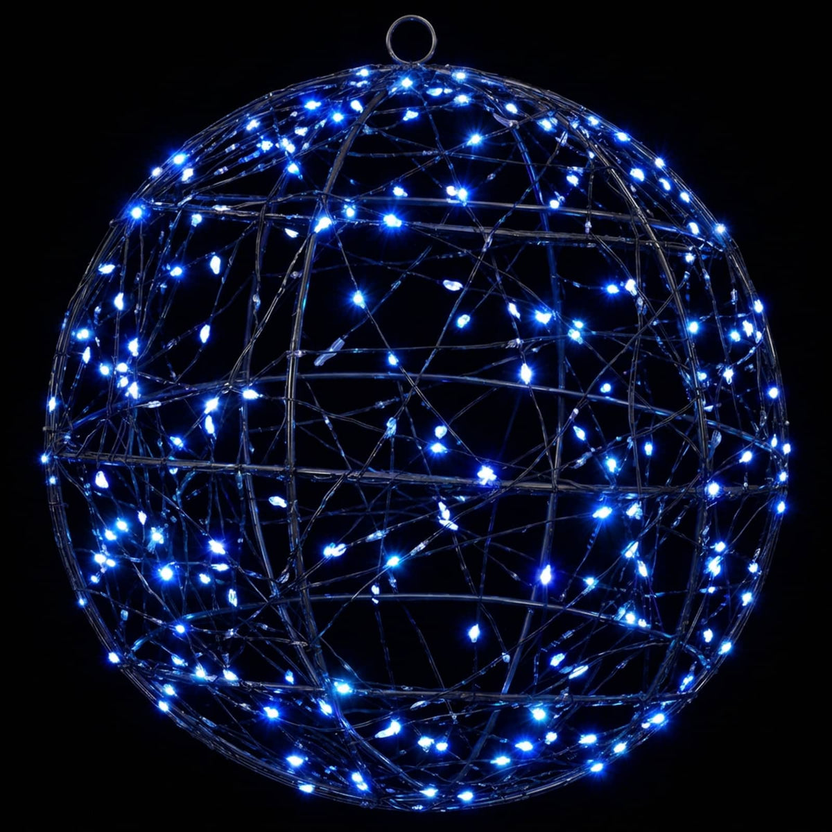Christmas Finial Light 2 pcs 600 LEDs Blue Diameter 30 x 32 cm