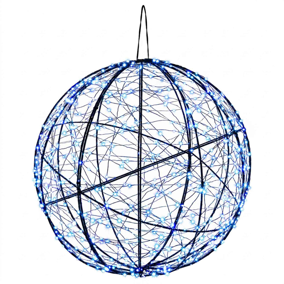 Christmas Finial Light 2 pcs 1500 LEDs Blue Diameter 50 x 52 cm