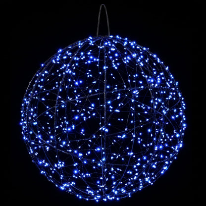 Christmas Finial Light 2 pcs 1500 LEDs Blue Diameter 50 x 52 cm