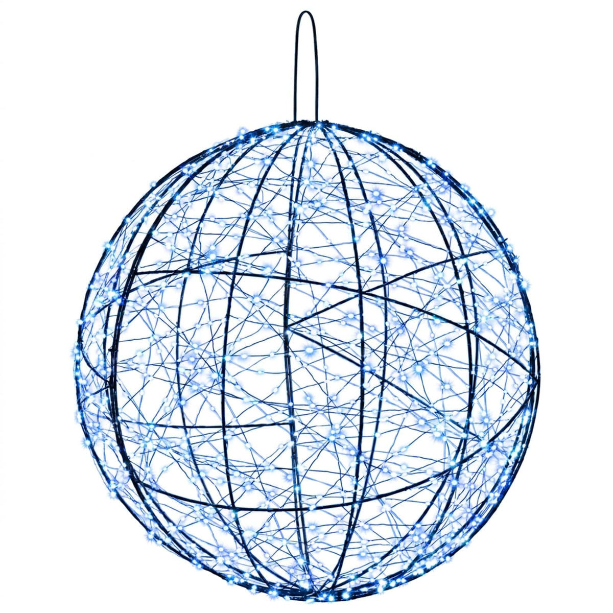Christmas Finial Light 2 pcs 1900 LEDs Blue Ø 60 x 63 cm