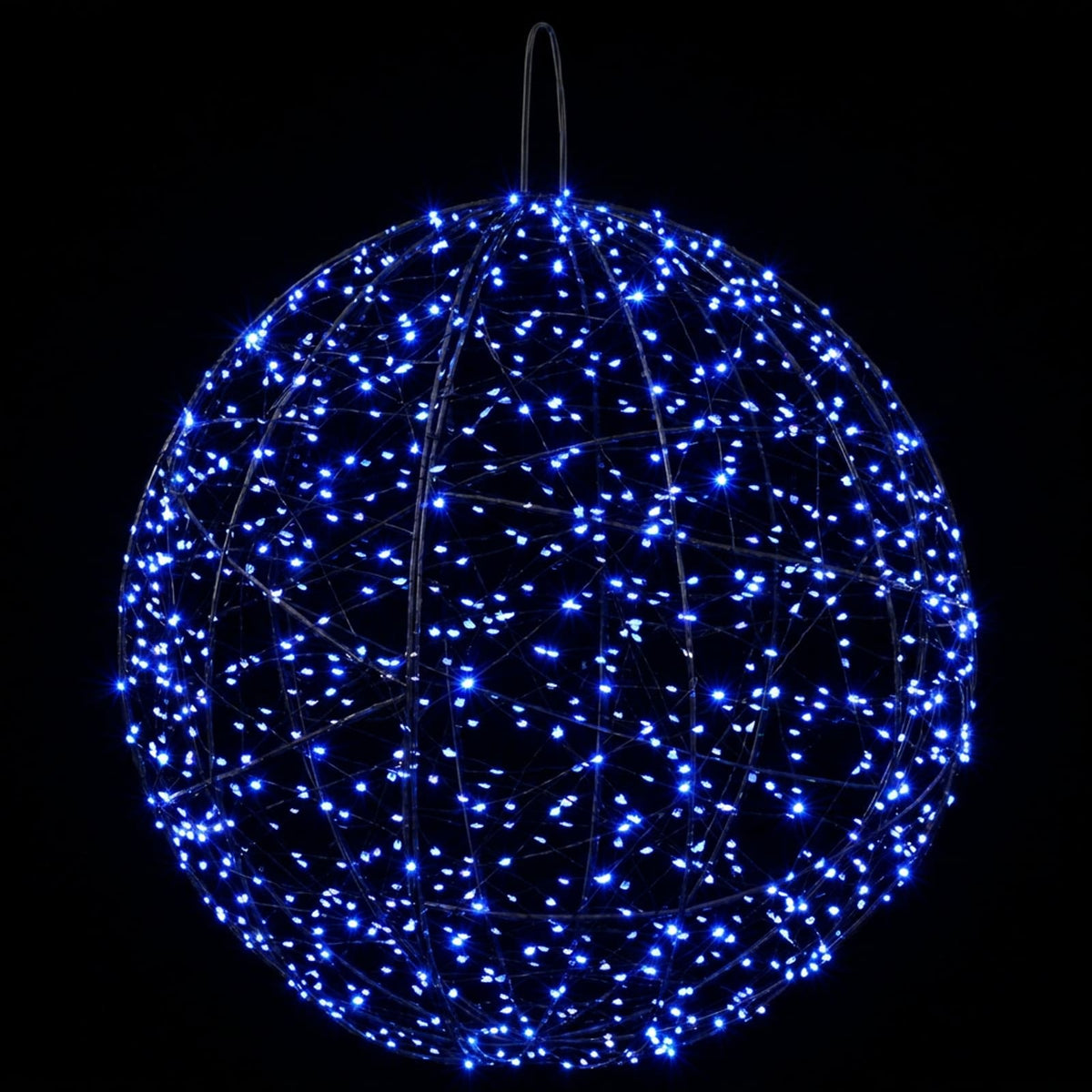 Christmas Finial Light 2 pcs 1900 LEDs Blue Ø 60 x 63 cm