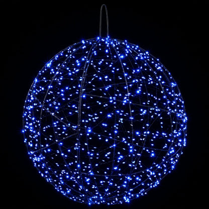 Christmas Finial Light 2 pcs 1900 LEDs Blue Ø 60 x 63 cm