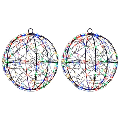Christmas Finial Light 2 pcs 400 LEDs Multicolour