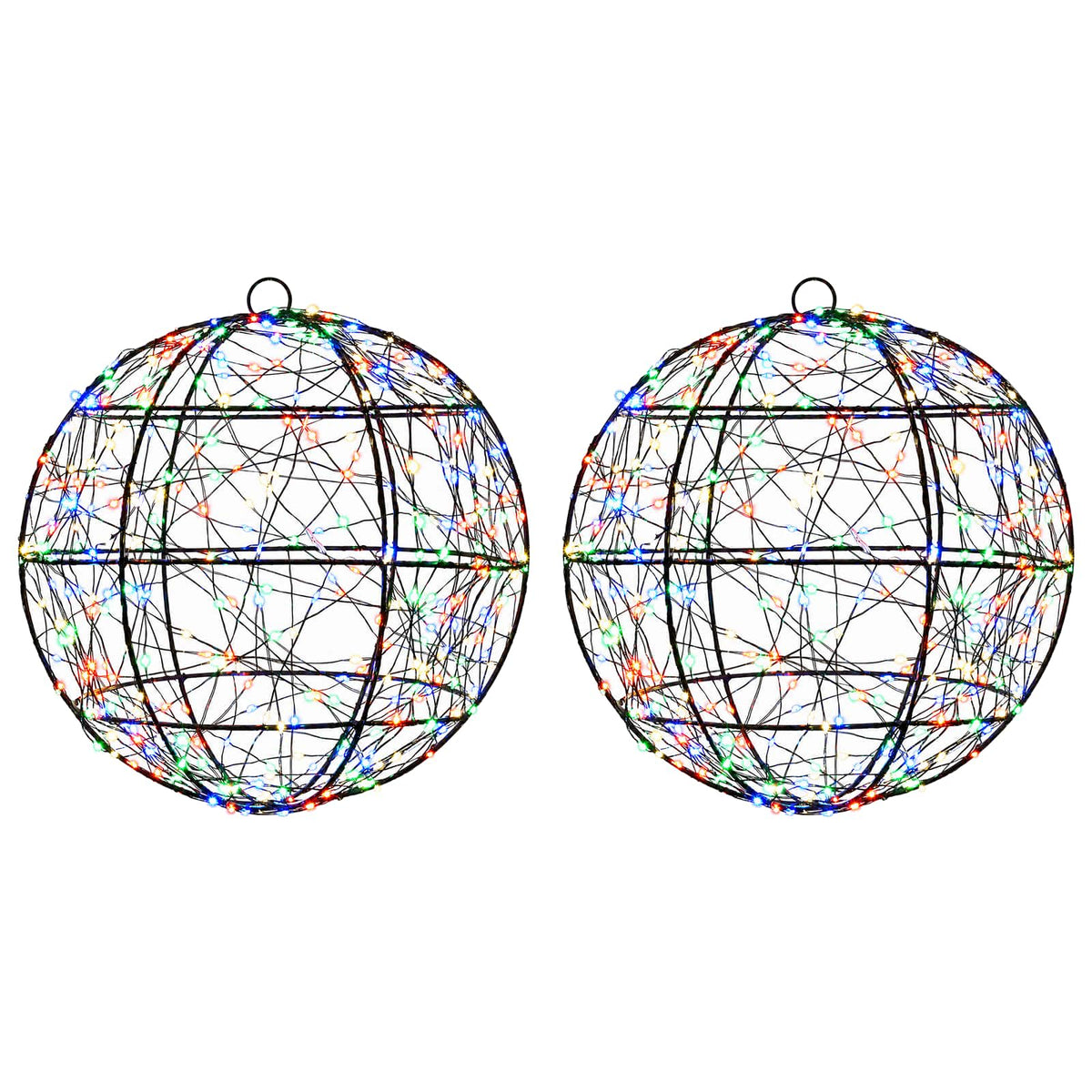 Christmas Finial Light 2 pcs 600 LEDs Multicolour