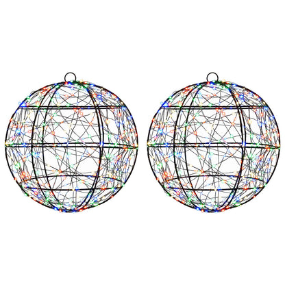 Christmas Finial Light 2 pcs 600 LEDs Multicolour