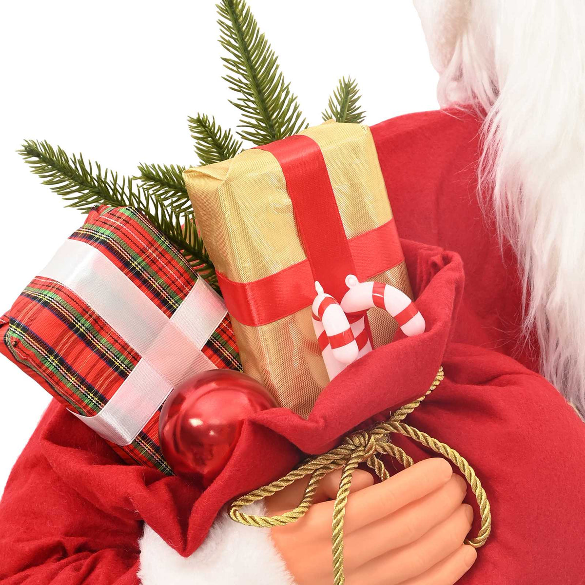 Santa Claus Figure Red 110 cm Polyester