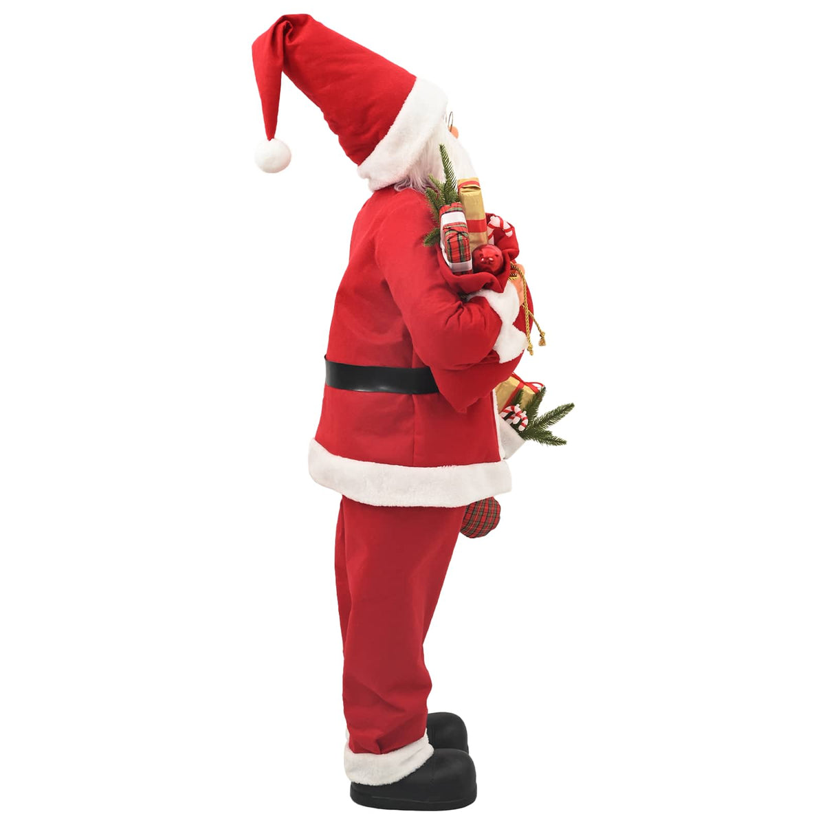 Santa Claus Figure Red 180 cm Polyester