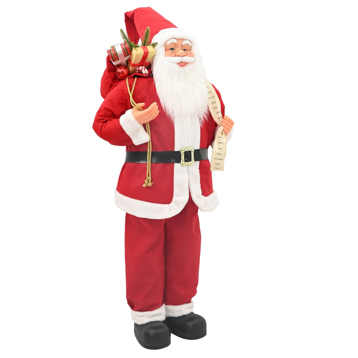 Santa Claus Figure Red 180 cm Polyester