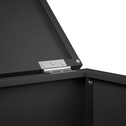 Propane Tank Cover 40 x 40 x 66 cm Steel Black
