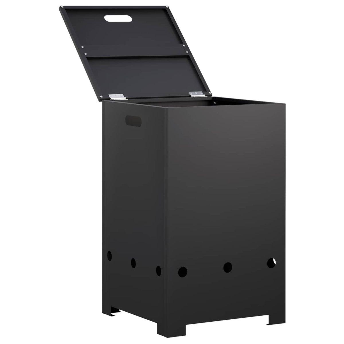Propane Tank Cover 40 x 40 x 66 cm Steel Black