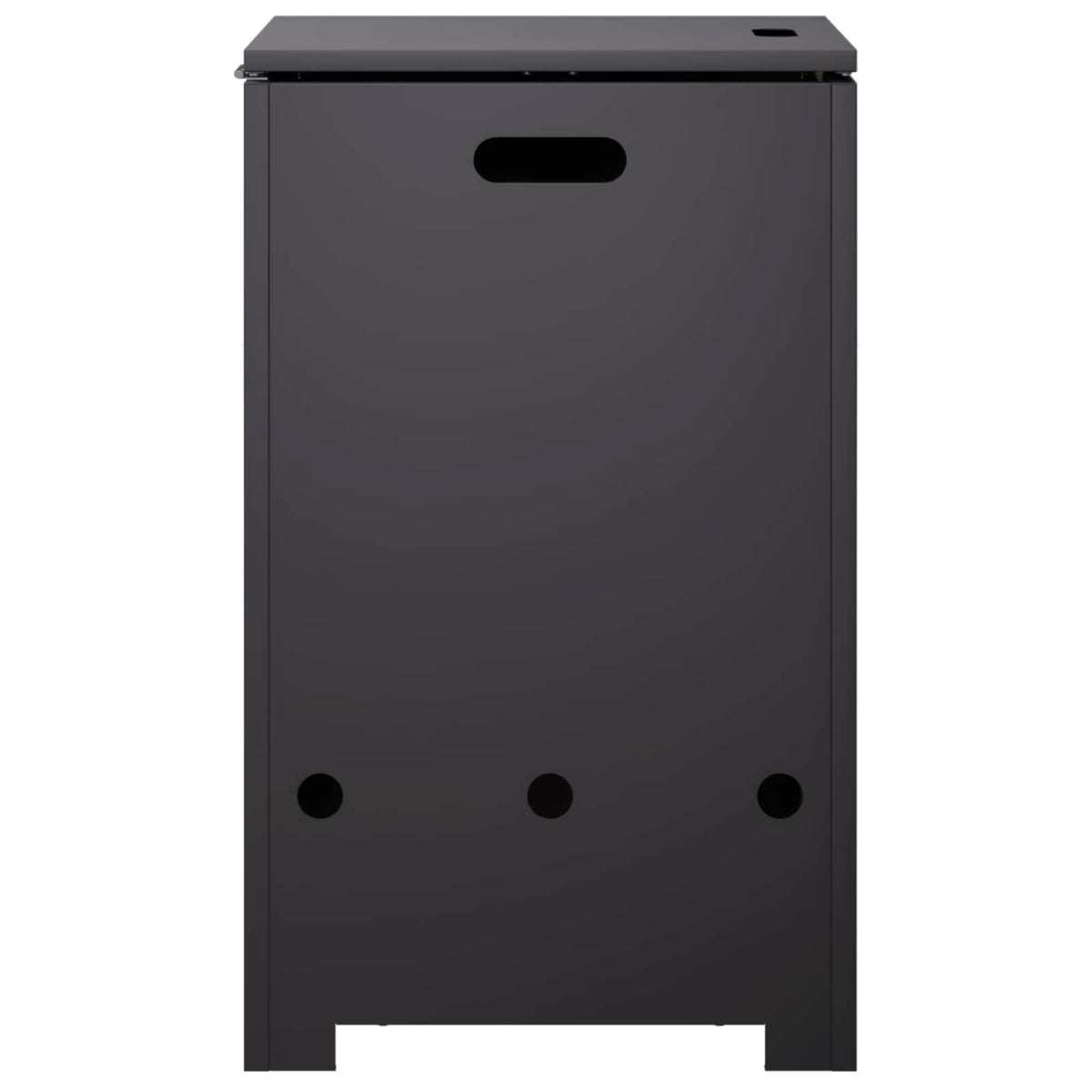 Propane Tank Cover 40 x 40 x 66 cm Steel Black