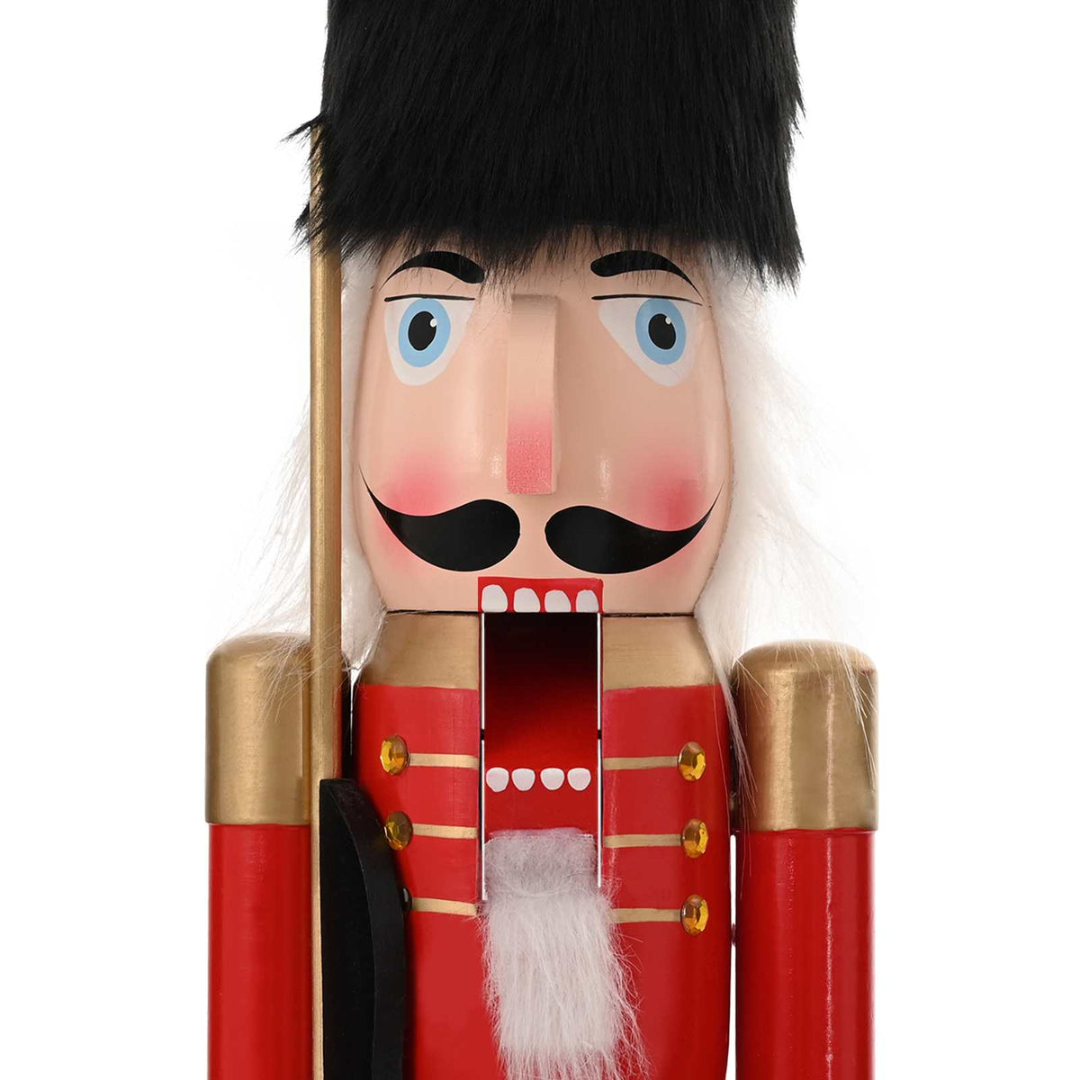 Christmas Nutcracker TURKU Red and Black 91 cm