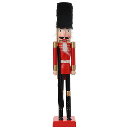 Christmas Nutcracker TURKU Red and Black 91 cm