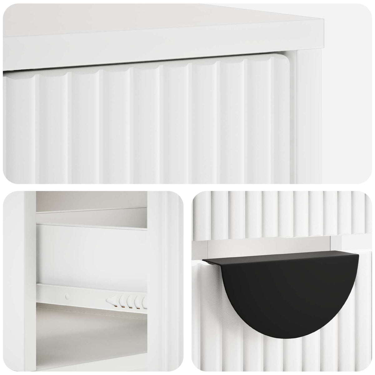TV Cabinet VENRAY 101 x 36.5 x 40 cm White