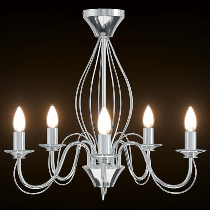 Chandelier E14 Metal Chrome Ø 52 x 47 cm
