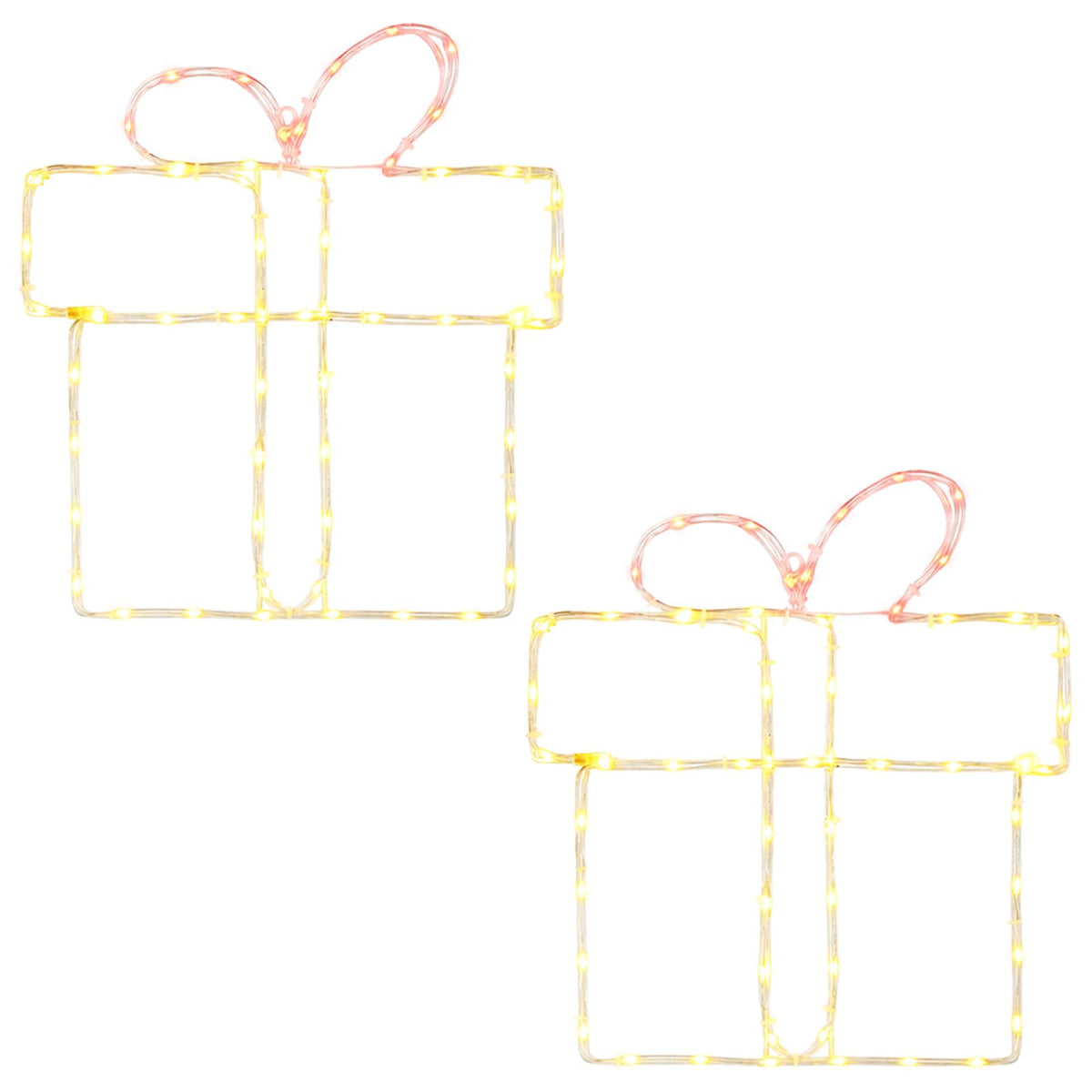 Christmas Window Silhouette Lights LOVIISA 2 pcs 160 LEDs