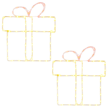 Christmas Window Silhouette Lights LOVIISA 2 pcs 160 LEDs
