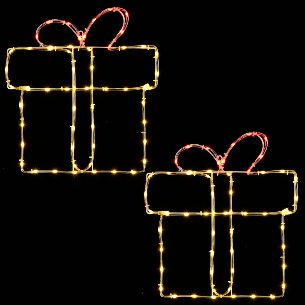 Christmas Window Silhouette Lights LOVIISA 2 pcs 160 LEDs