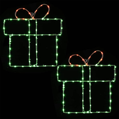 Christmas Window Silhouette Lights LOVIISA 2 pcs 160 LEDs