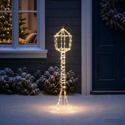 LED Sign Street Lamp LOVIISA 160 LEDs Warm White