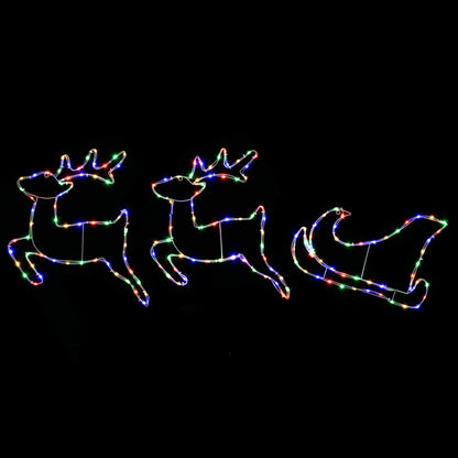 Reindeer and Sleigh Christmas Decoration LOVIISA 180 LEDs
