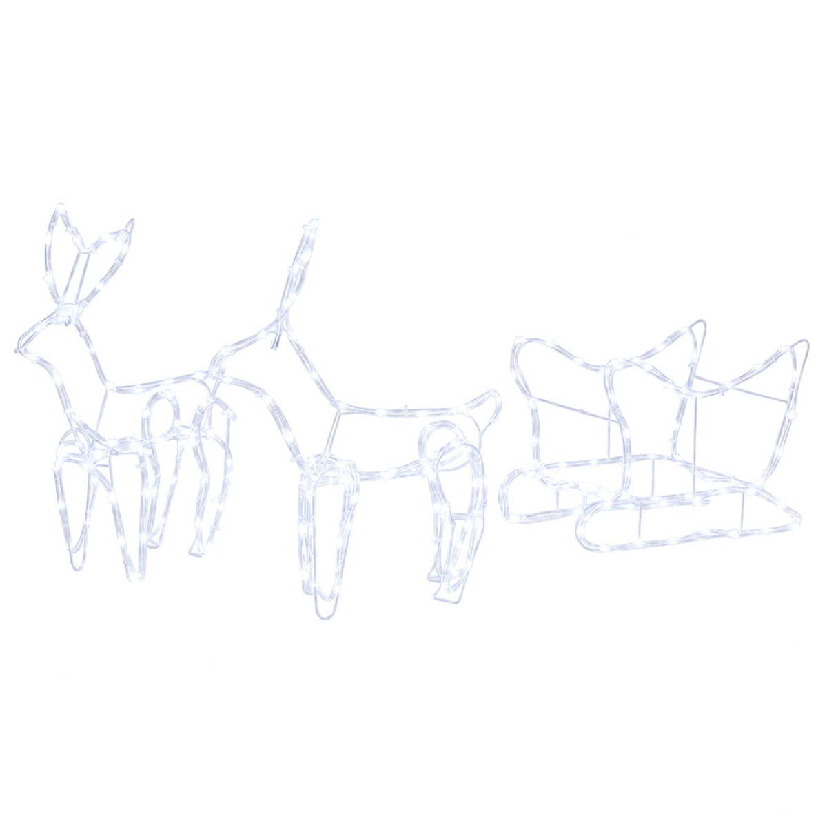 Reindeer and Sleigh Christmas Decoration LOVIISA 240 LEDs