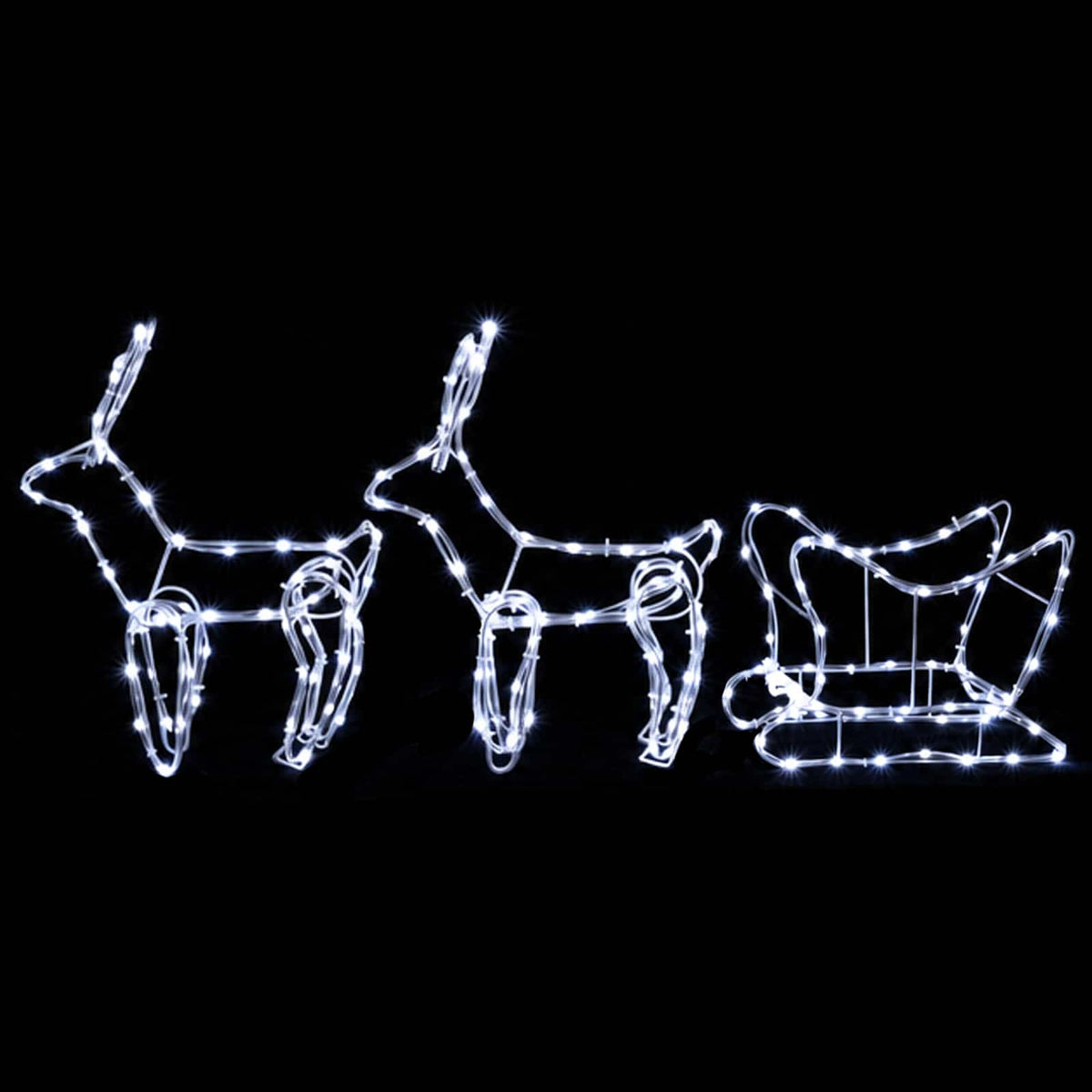 Reindeer and Sleigh Christmas Decoration LOVIISA 240 LEDs