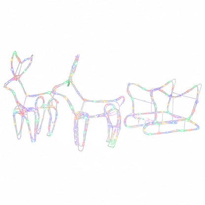 Reindeer and Sleigh Christmas Decoration LOVIISA 240 LEDs