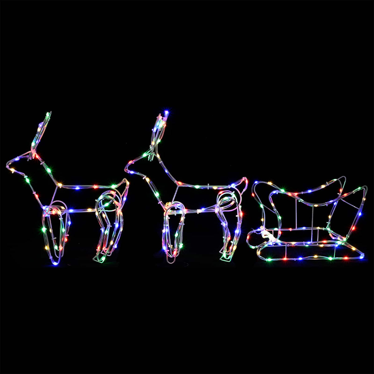 Reindeer and Sleigh Christmas Decoration LOVIISA 240 LEDs