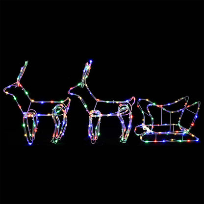 Reindeer and Sleigh Christmas Decoration LOVIISA 240 LEDs