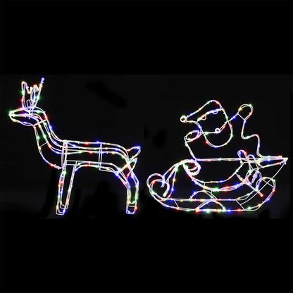 Reindeer and Sleigh Christmas Decoration LOVIISA 320 LEDs