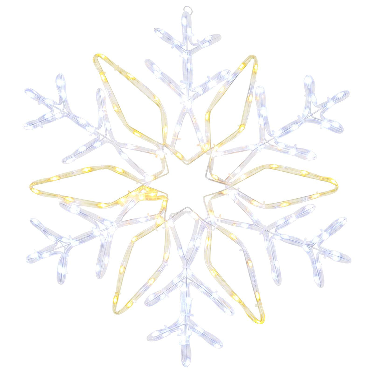 Christmas Snowflake Lights LOVIISA 140 LEDs Cold White Ø 55 cm