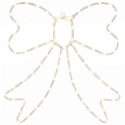 LED Rope Light Bow LOVIISA 70 LEDs Warm White 50 x 51 cm