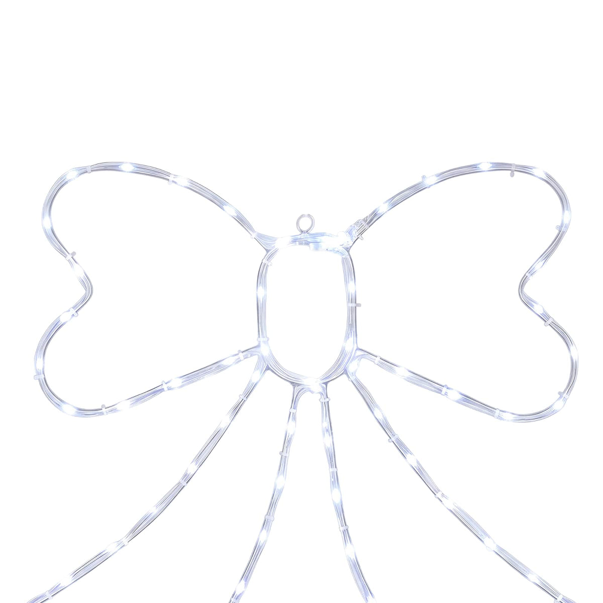 LED Rope Light Bow LOVIISA 70 LEDs Cold White 50 x 51 cm