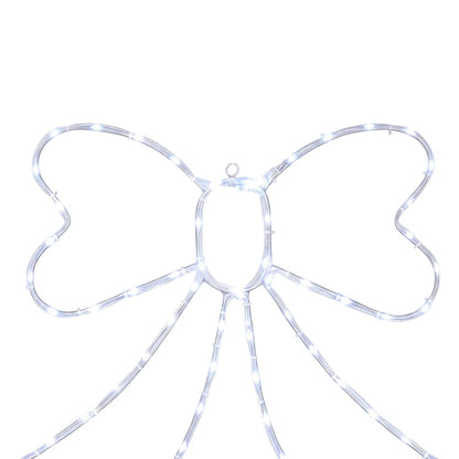 LED Rope Light Bow LOVIISA 70 LEDs Cold White 50 x 51 cm