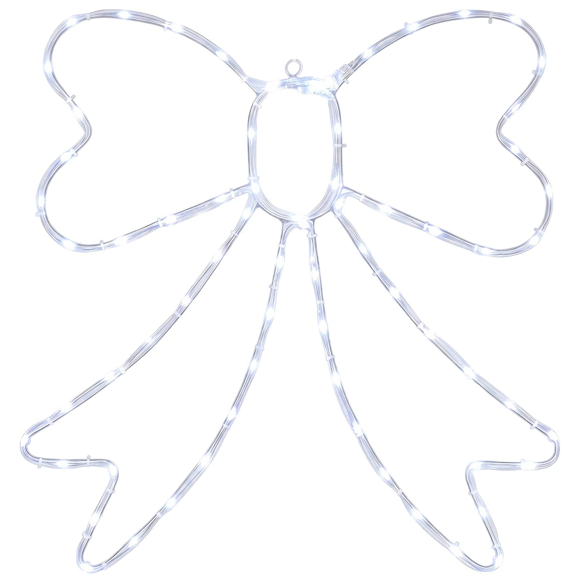 LED Rope Light Bow LOVIISA 70 LEDs Cold White 50 x 51 cm