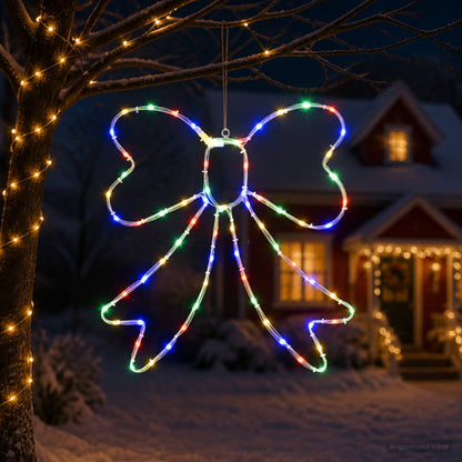 LED Rope Light Bow LOVIISA 70 LEDs Multicolour 50 x 51 cm