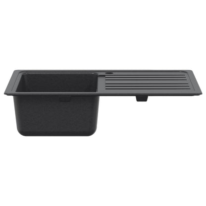 Kitchen Sink with Drainer Granite 76.5 cm x 46 cm x 28 cm