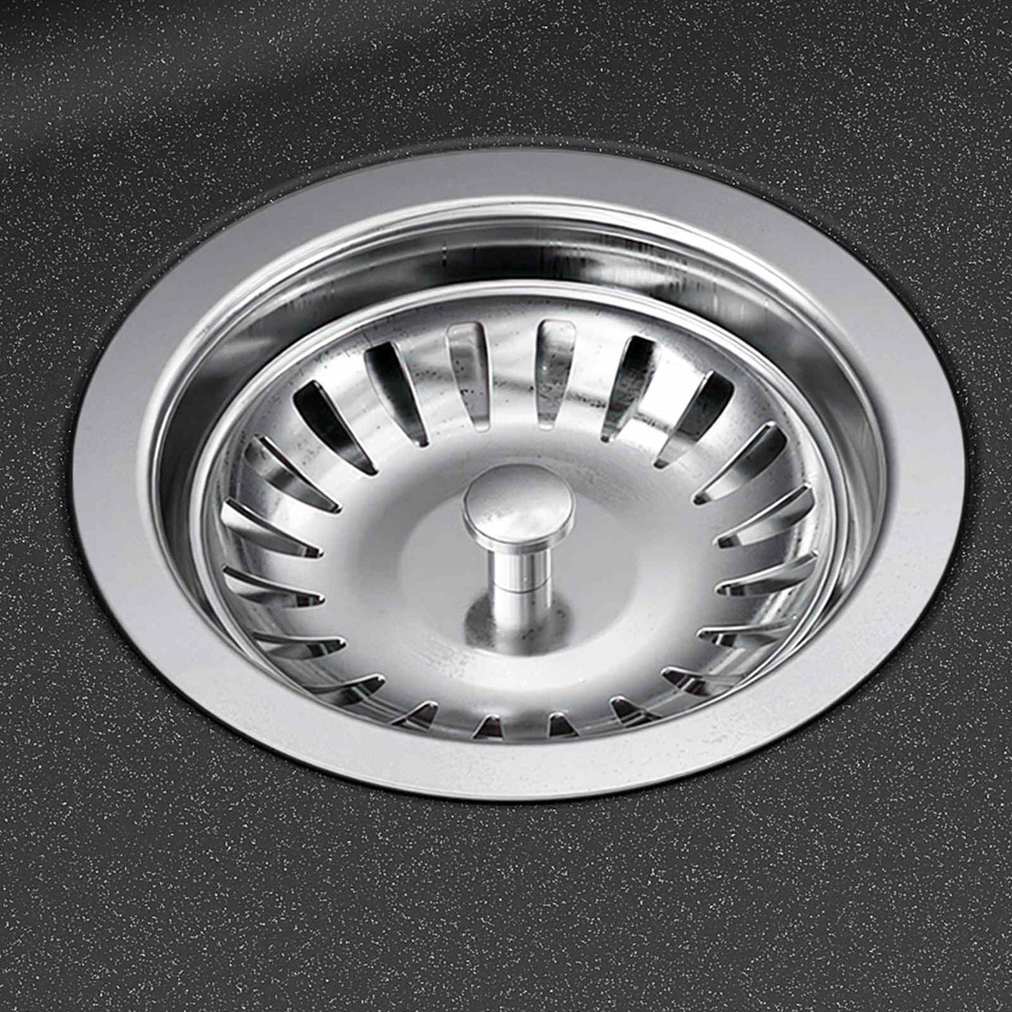 Kitchen Sink Single Basin Granite 78 x 50 x 31 cm Graphite