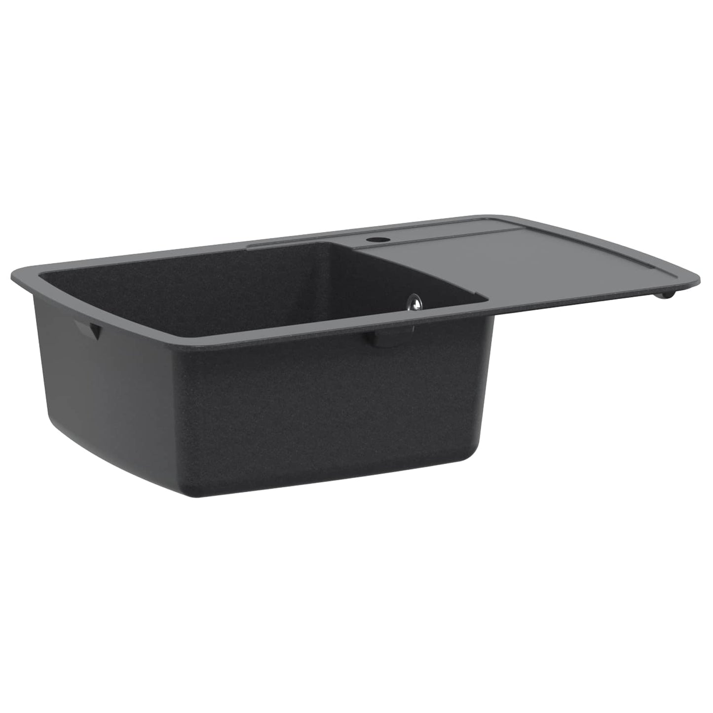 Kitchen Sink Single Basin Granite 78 x 50 x 31 cm Graphite