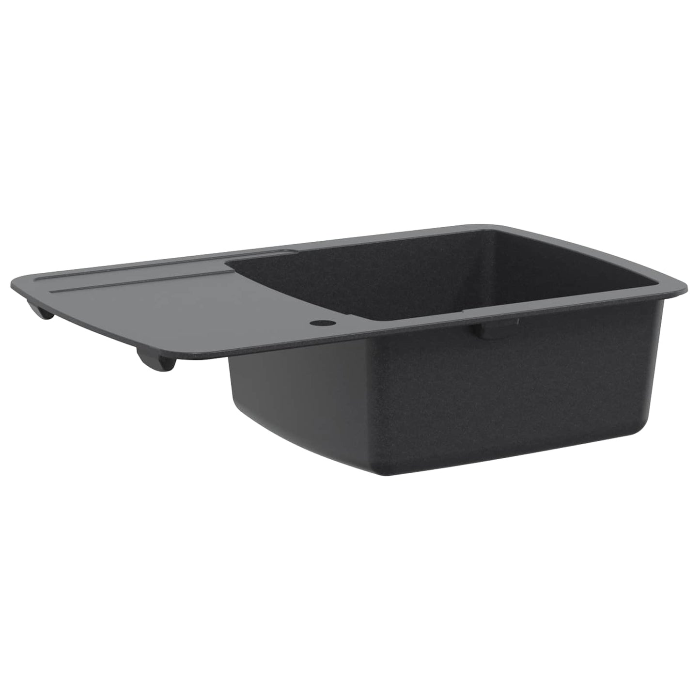 Kitchen Sink Single Basin Granite 78 x 50 x 31 cm Graphite