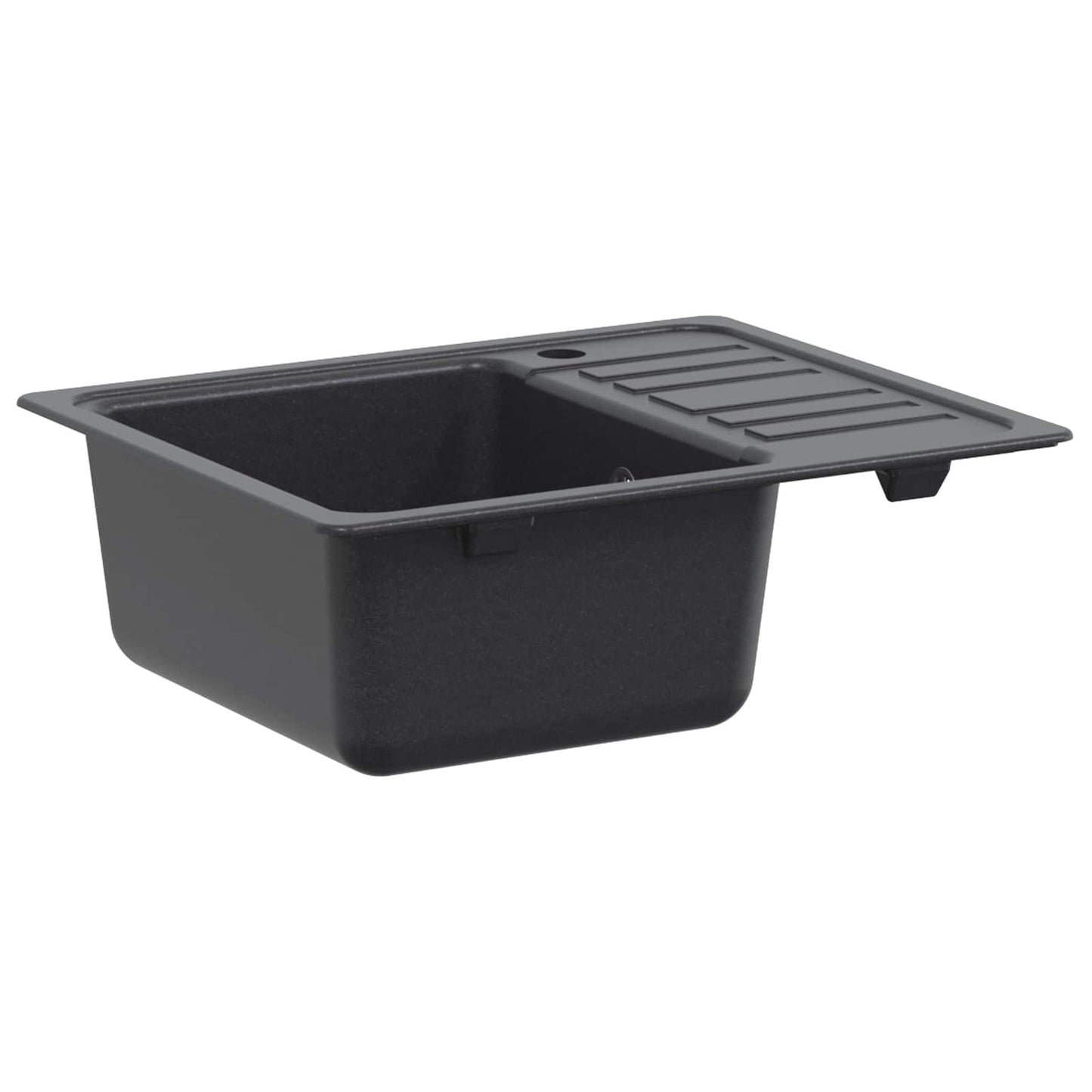 Kitchen Sink with Drainer Granite 57.5 x 46 x 28 cm Graphite