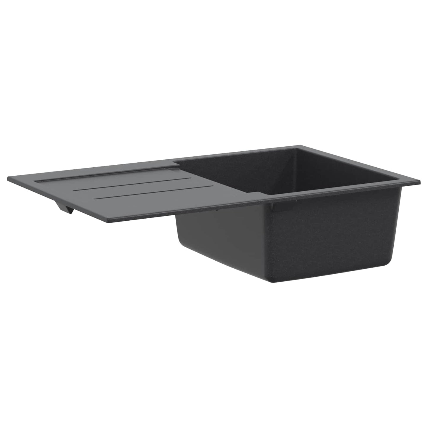 Kitchen Sink Single Basin Granite 78 x 50 x 20 cm Graphite