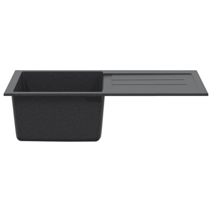 Kitchen Sink Single Basin Granite 78 x 50 x 20 cm Graphite